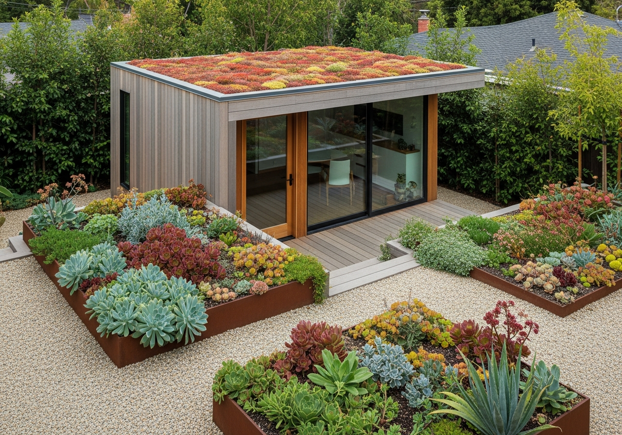 Living Roof Garden Office